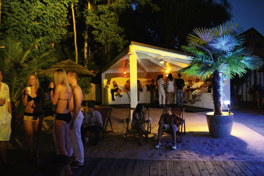 Ein absolutes Highlight des Clubs: Der Outdoor-Beach