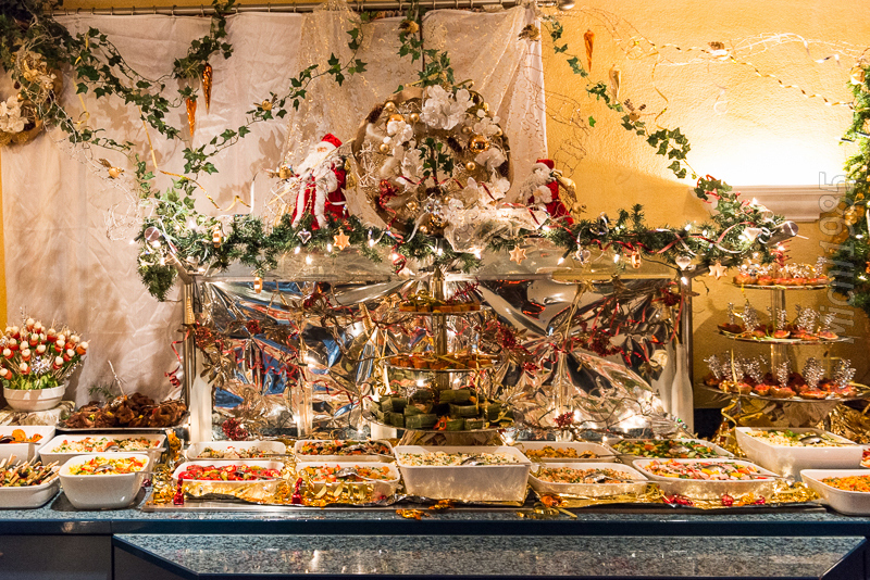Auf dieses Buffet sind die Macher zu Recht stolz.